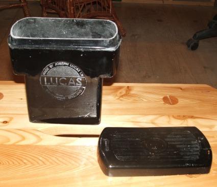 Lucas Battery Box T-Shape Lucas Replacement. Norton.