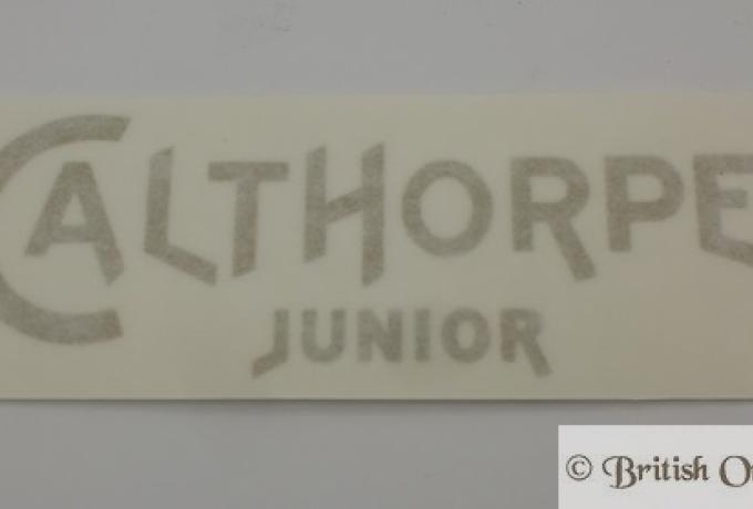 Calthorpe Junior Tankaufkleber gold
