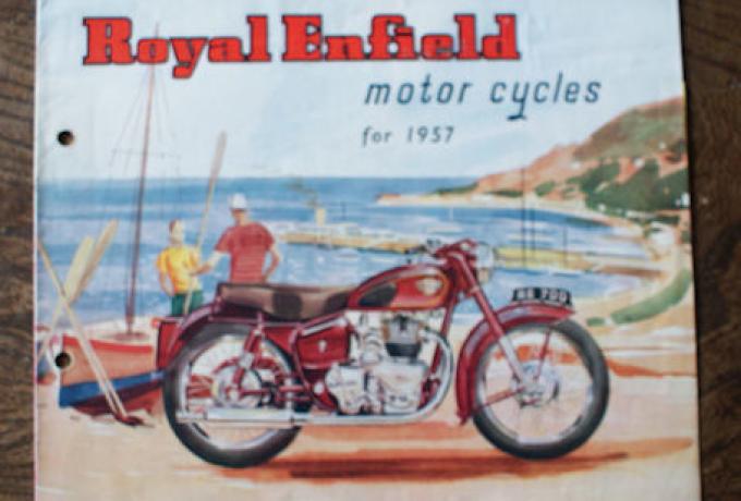 Royal Enfield Motor Cycles for 1957, Prospekt