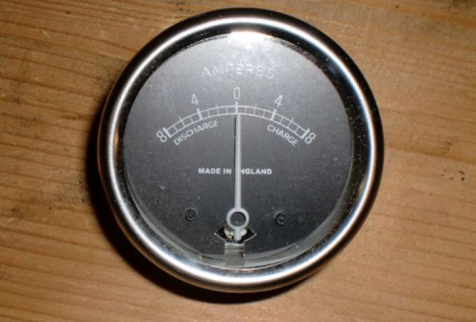 Amperemeter/Ammeter 6V  2" Lucas replica, replacement.