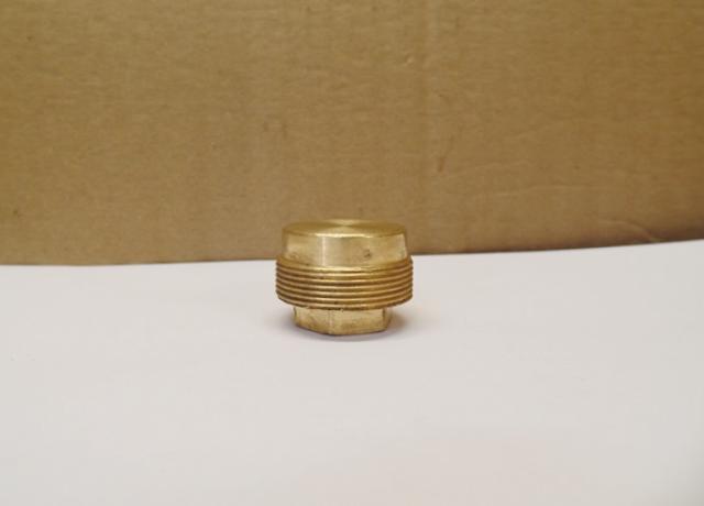 Vincent Oil Pump Cap Brass