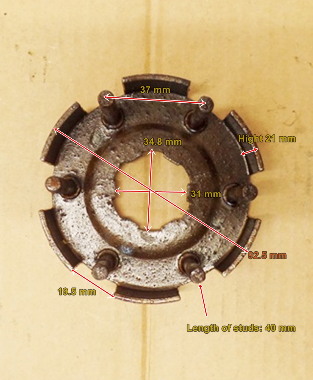 Bsa Kupplungsmitte C10.C11 frühe. NOS
