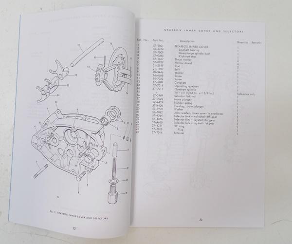 Triumph Bonneville Tiger 197677 Replacement Parts Catalogue Copy