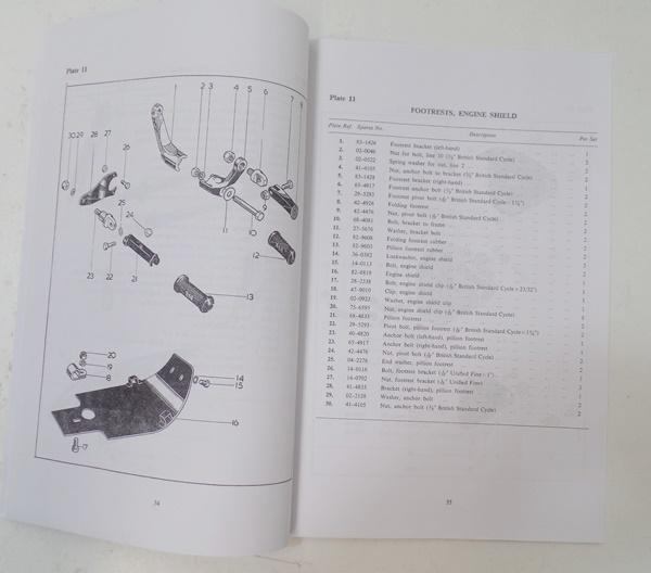 BSA B44 Victor Special 1970 Parts Book Copy BRITISH Only Austria