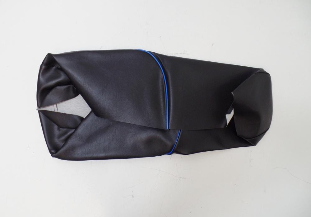 AMC Dual Seat Cover Blue Piping BRITISH Only Austria Fahrzeughandel GmbH