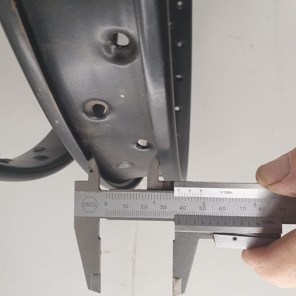 Beaded Edge Rims 2 off 48 hole original used BRITISH Only Austria