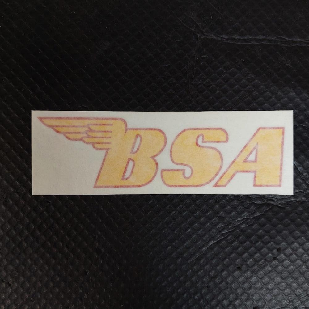 BSA Export Vinyl Transfer / Sticker BRITISH Only Austria
