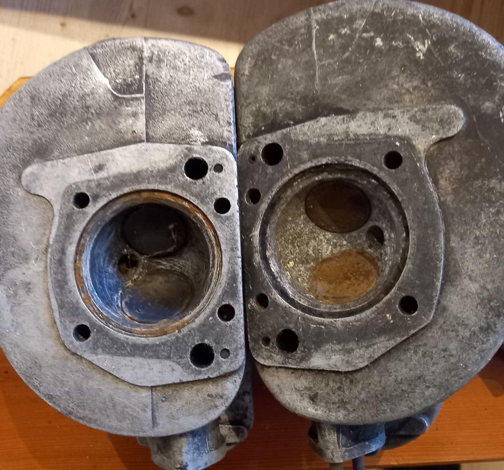 Matchless Cylinder Heads Pair used 500 cc 19511955 BRITISH Only