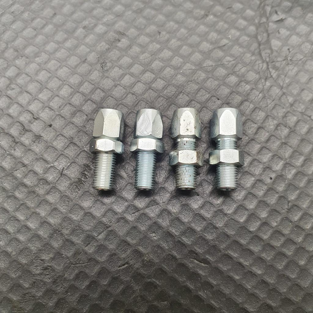 Amal Adjuster Screw with Nut f. Carburettor Amal Set of 4 pieces