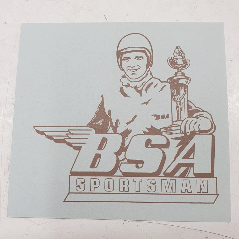 BSA Sportsman Sticker for Panel BRITISH Only Austria Fahrzeughandel GmbH