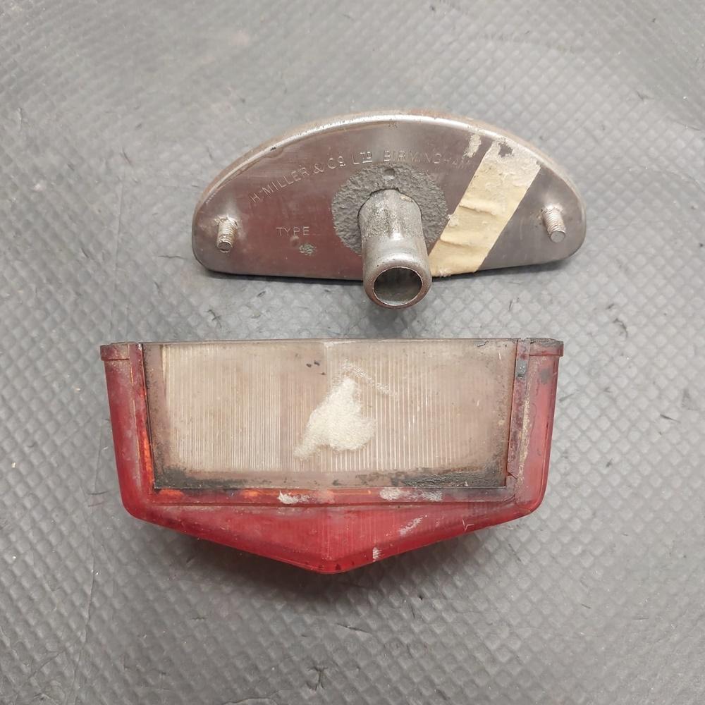 NOS Cabochon De Feu Arrière SOUBITEZ 27 1950s Rear Light Lens
