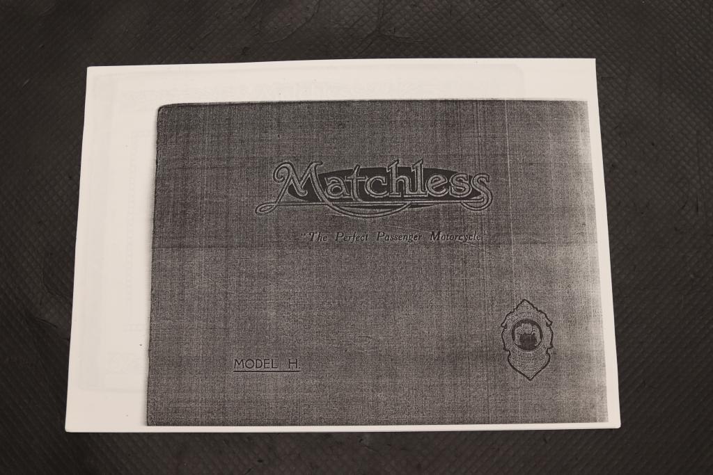 Matchless Model.H Catalogue 1921 copy | BRITISH Only Austria ...