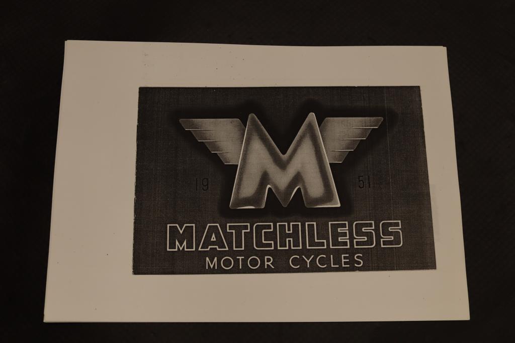 Matchless 1951 Catalogue copy | BRITISH Only Austria Fahrzeughandel GmbH