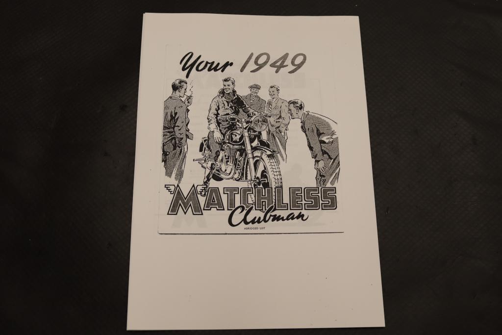 Matchless Clubman 1949 Catalogue copy | BRITISH Only Austria ...