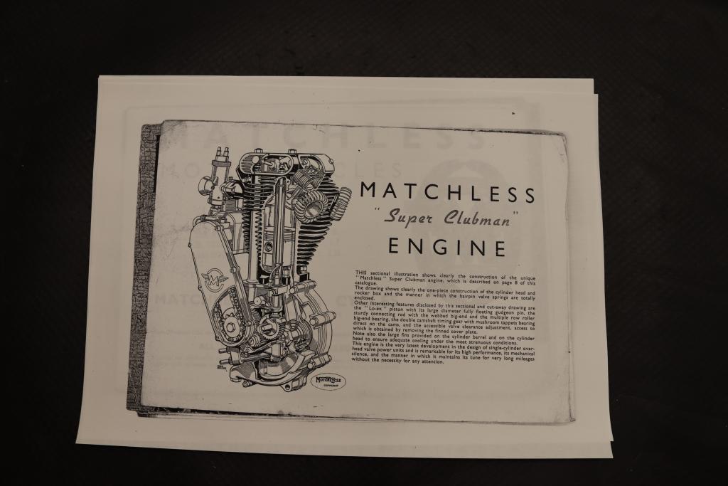 Matchless Motorcycles Catalogue 1938 copy | BRITISH Only Austria ...