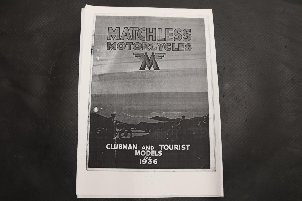 Matchless Motorcycles Catalogue 1936 copy | BRITISH Only Austria ...