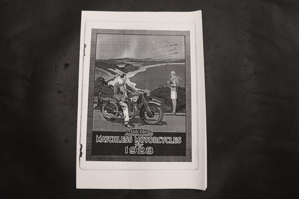 Matchless Motorcycles Catalogue for 1928 copy | BRITISH Only Austria ...