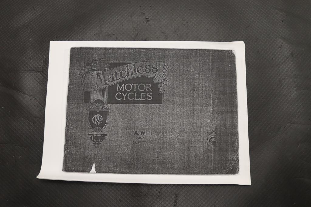 Matchless Motorcycles Catalogue 1915 copy | BRITISH Only Austria ...