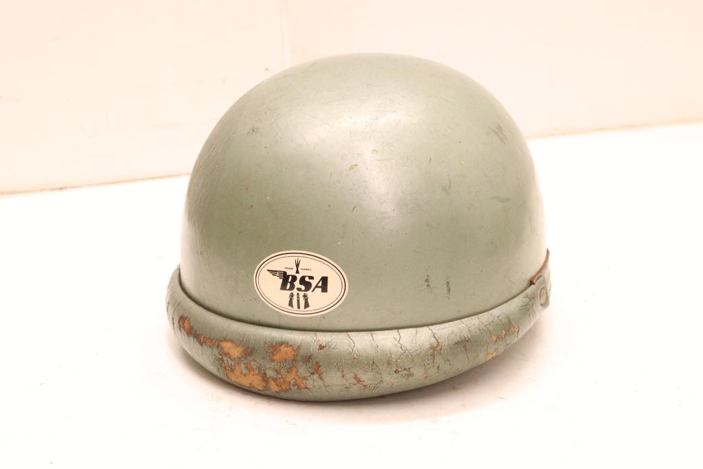 bsa motorcycle helmet Vintage Helmet BSA