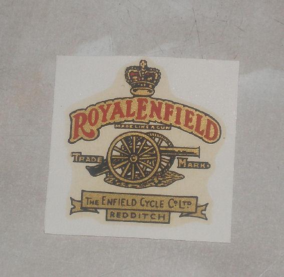 Royal Enfield Transfer for Tank 1930/54 BRITISH Only Austria