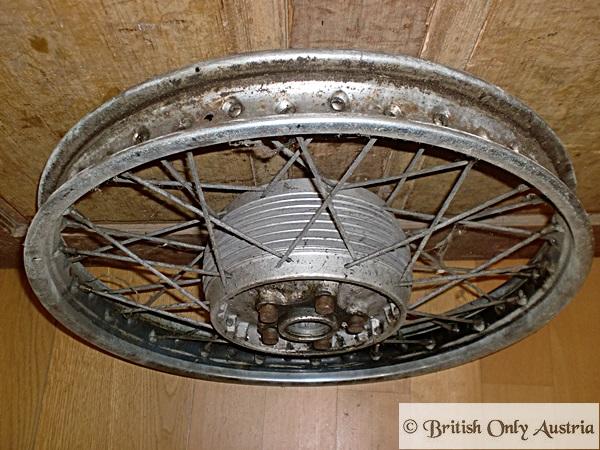 AJS/Matchless Rear Wheel 350/500 cc used, 1955-67 | BRITISH Only ...