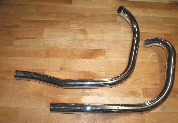 triumph exhaust pipes