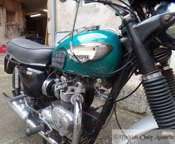 Triumph T100T 500cc 1968. UK Model. | BRITISH Only Austria