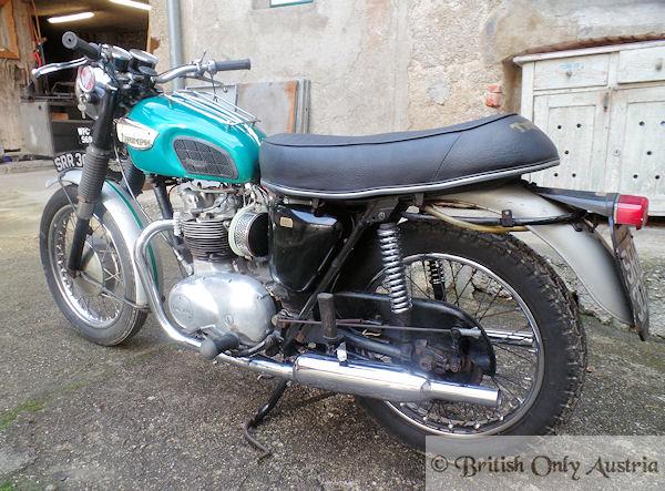 Triumph T100T 500cc 1968. UK Model. | BRITISH Only Austria