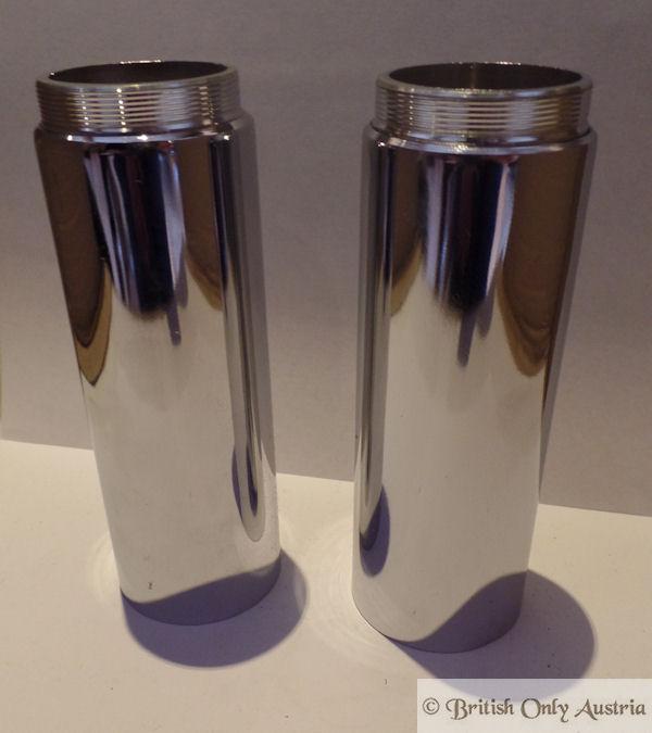 AJS/Matchless Fork Slider Extension 2" / Pair f. 1 1/8" fork stanchions