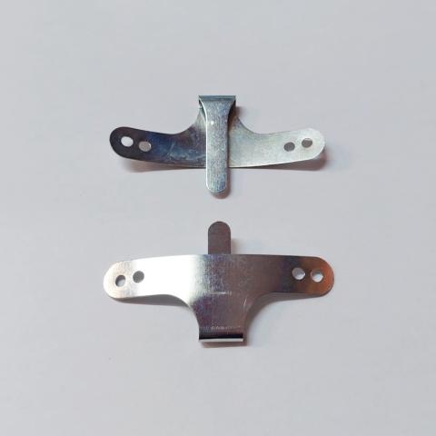 Bsa.  Petrol Tank Badge Clips.  Pair