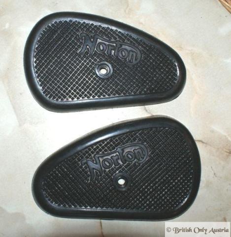 Norton Kneegrip Rubbers 1 Hole /Pair M50/ES2/M18/16H