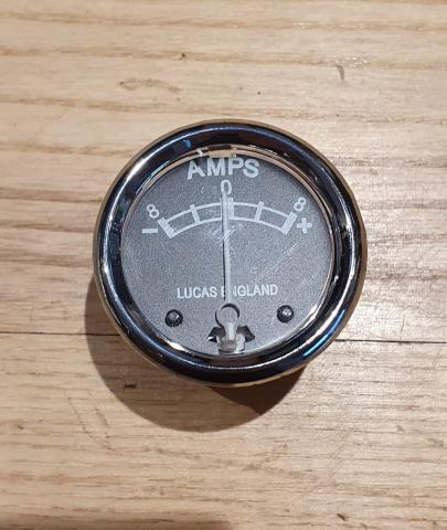 Amperemeter/Ammeter Original Lucas 6V 1 3/4"