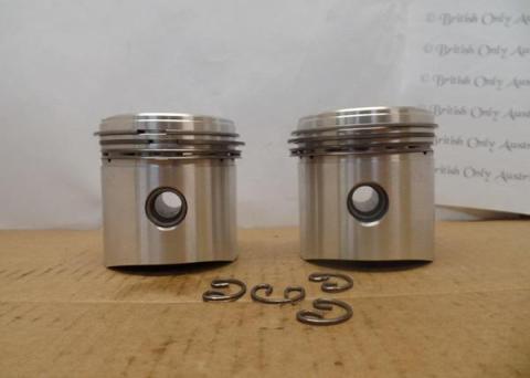 Norton Pistons 500 cc Dominator, Mod. 88, Mod.7, Mod.77 +020 /Pair