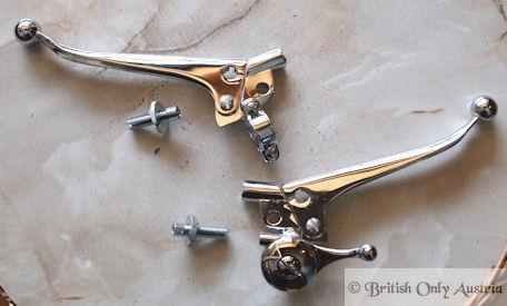 Brems- und Kupplungshebel mit Lufthebel und Kugelende 7/8" 22mm/Paar