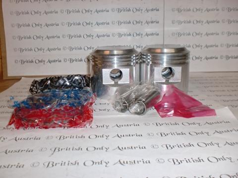 Triumph Pistons Pre Unit TR6,T120,T110 STD. /Pair