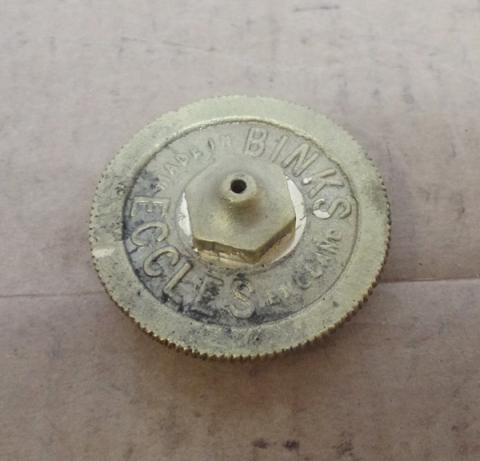 Carburettor Float bowl Top Binks Eccles