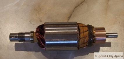 Dynamo Armature 40 W. Replacement for Lucas MO1