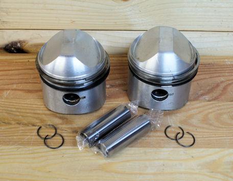 Triumph Pistons Hepolite 500 cc  T100 Daytona std. /Pair