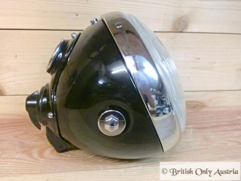 Scheinwerfer 7" komplett.SSU700. Lucas Nachbau