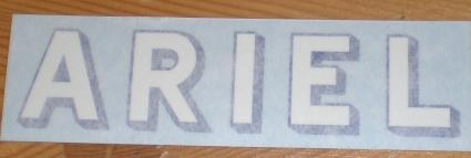 Ariel Tank Sticker 1928/30 