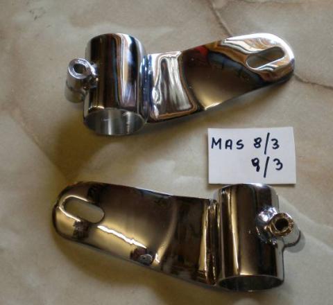 Velocette Headlight Brackets short LHS & RHS /Pair