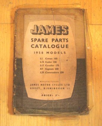 James Spareparts Catalogue