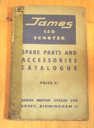 James Spare Parts and Accessories Catalogue /instruction Book