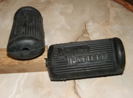 Royal Enfield Footrest Rubbers Pre War /Pair