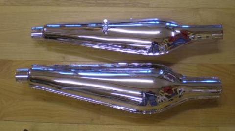 Norton Mod. 77/88 Silencer /Pair 1 5/8"