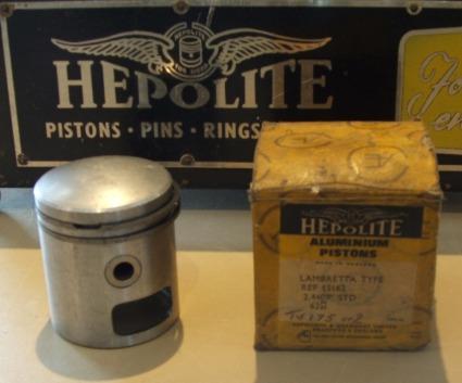 Lambretta 2/2, 175 cc, STD. Hepolite Kolben NOS