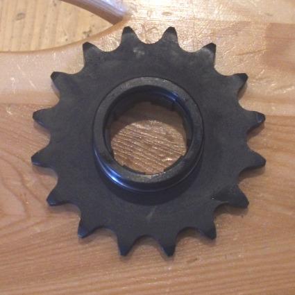 BSA B25, B44, B50 16T. Gearbox Sprocket 