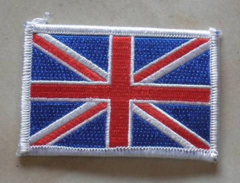 Union Jack Sew on Badge