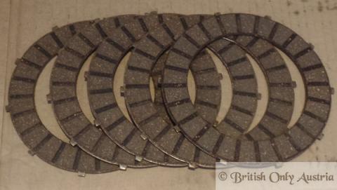 Triumph Clutch Plates Set/5 pieces