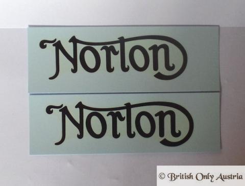 Norton Flat Tank Transfer before 1913-1929 /Pair